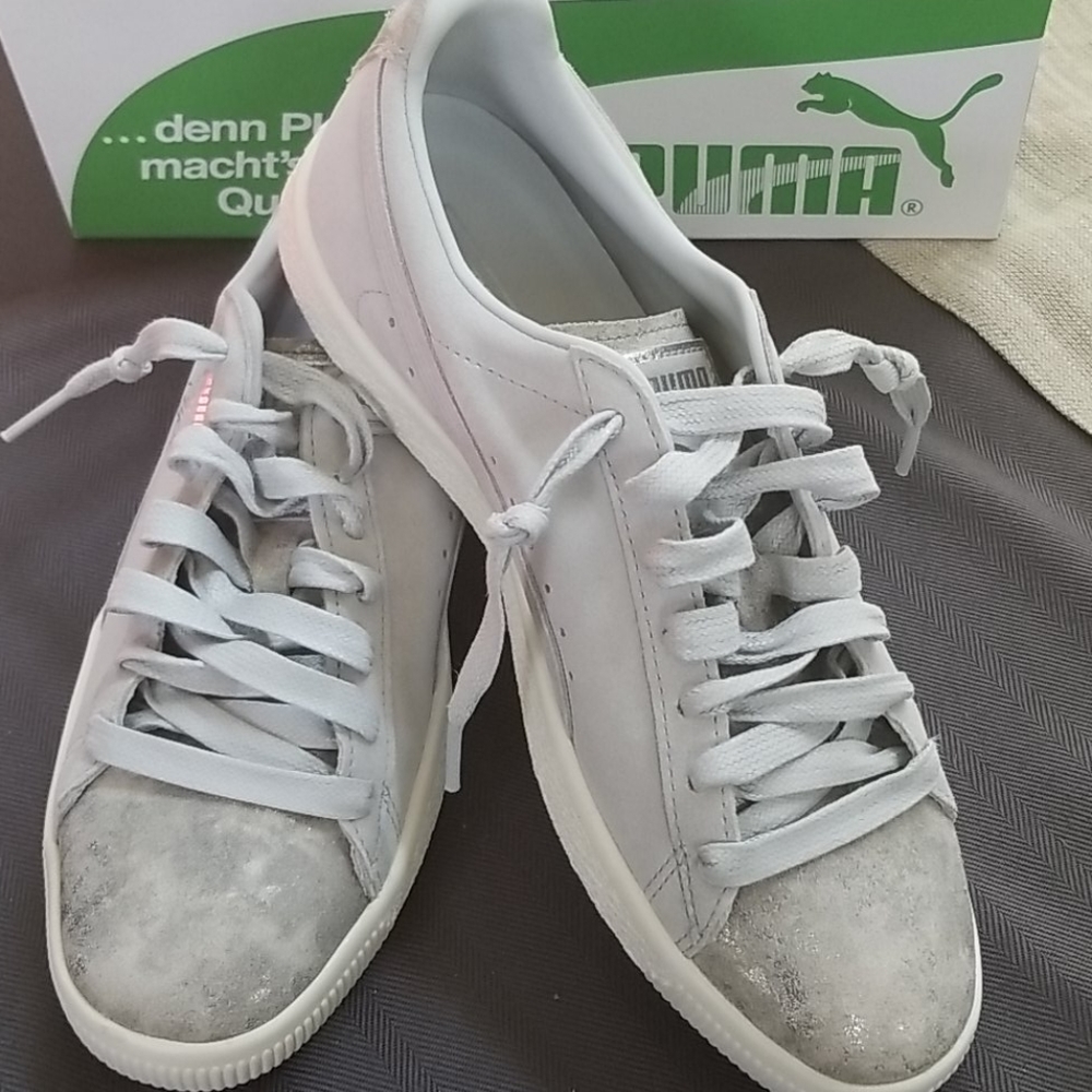 New Puma The  Clyde Gray Sneaker - Brand New